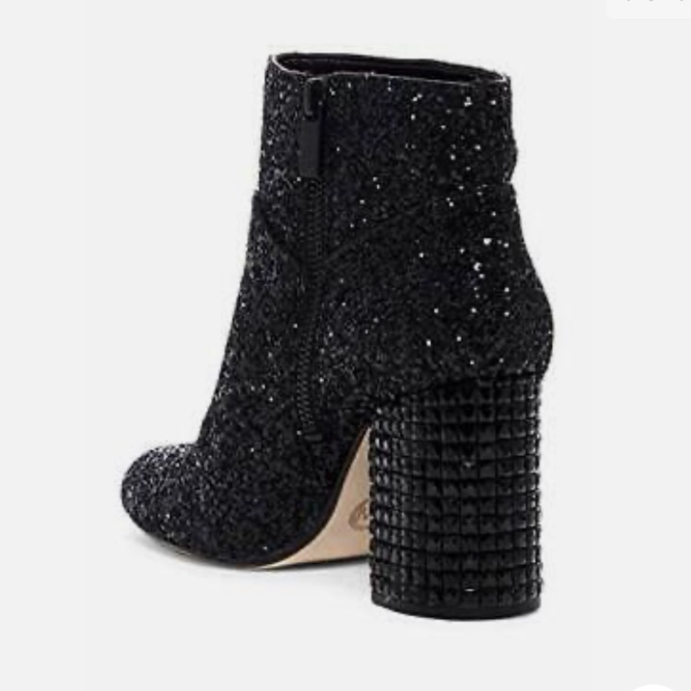 Michael Kors Arabella Black sparkle boots - Picture 2 of 8